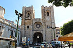 Fachada principal da S de Lisboa